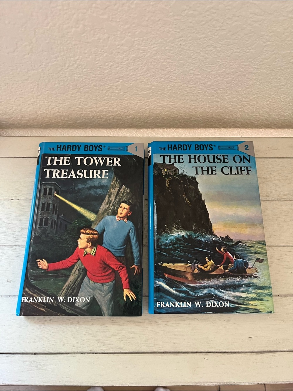 Lot of 2 The Hardy Boys #1 and #2 Hardcover Children’s Chapter Books